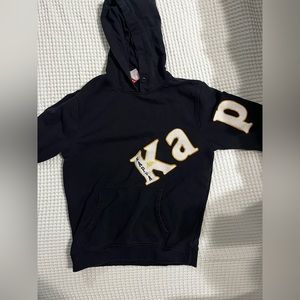 Kappa men’s black and gold hoodie